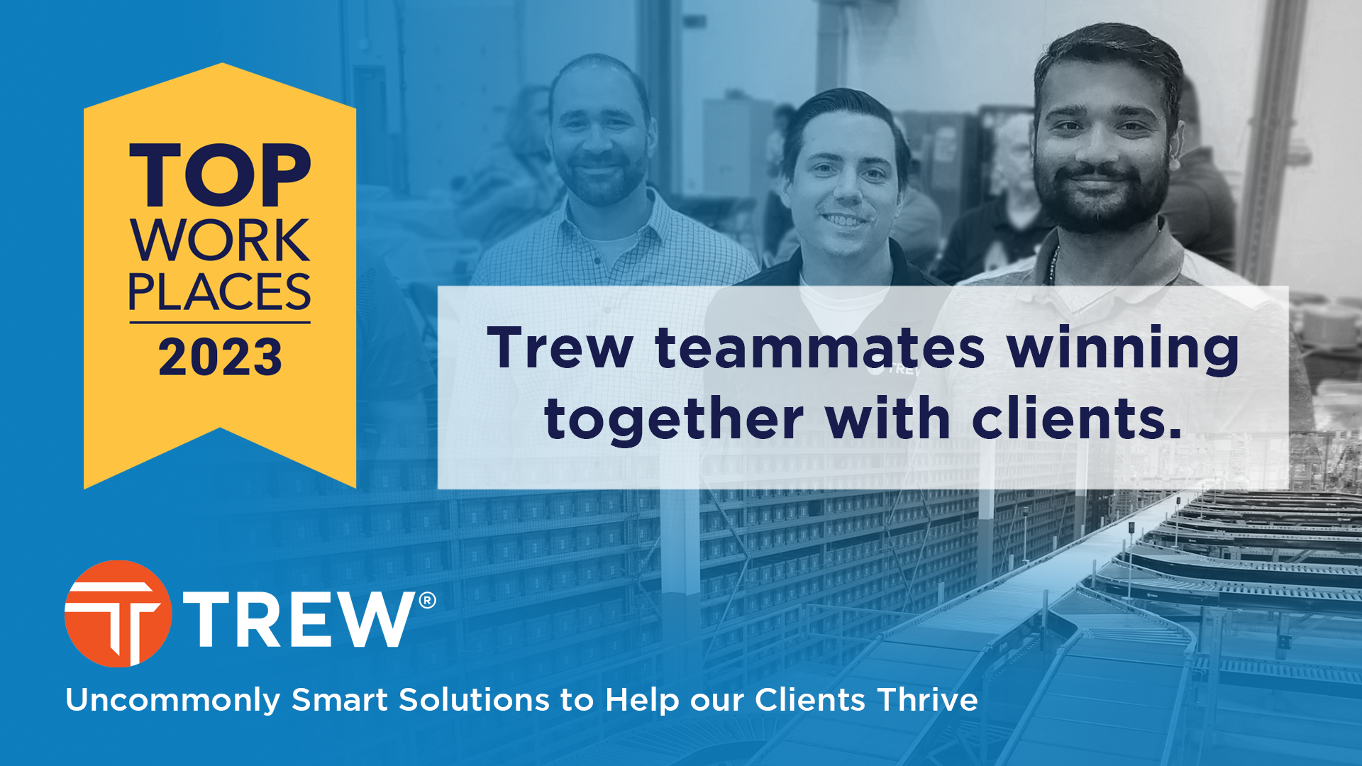 Trew Teammates Top Workplaces Award